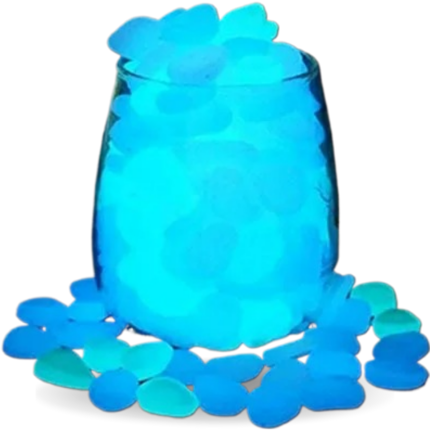 Glow in the Dark Pebbles for Garden, Pond, and Aquarium