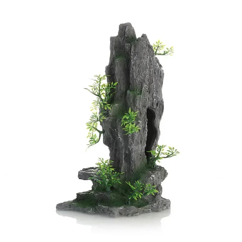 Resin Aquarium Landscape Rockery Decoration Natural Fish Tank Landscaping Ornament Aquariums Accessories