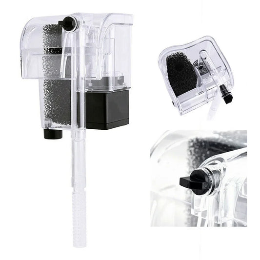 Waterfall Aquarium Filter with Air Pump  Improves Water Quality and Oxygenation