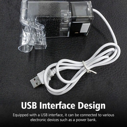 USB-Powered Mini Aquarium Waterfall Filter Quiet, Compact, and Adjustable Oxygen Pump