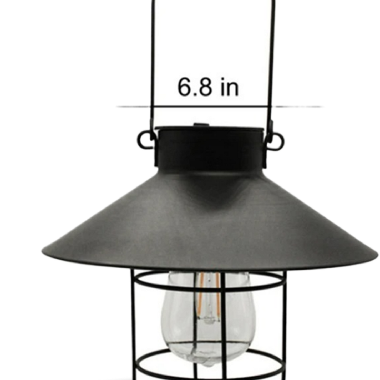 Solar Powered Hanging Lantern Light for Outdoor Pathways