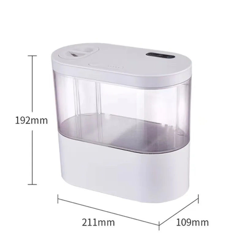 Desktop Creative Mini Aquarium with Biochemical Filtration and LED Light