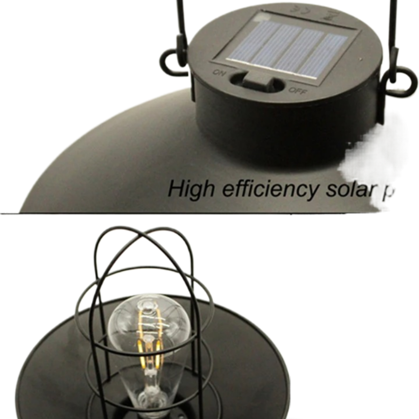 Solar Powered Hanging Lantern Light for Outdoor Pathways