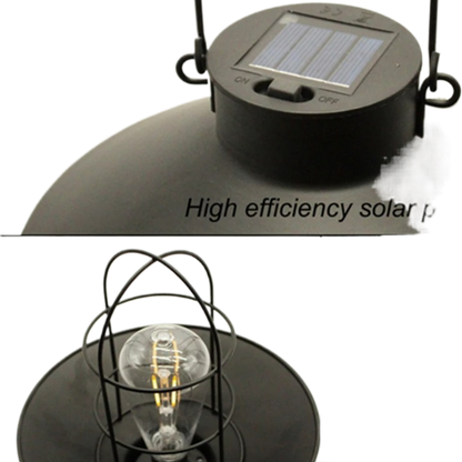 Solar Powered Hanging Lantern Light for Outdoor Pathways