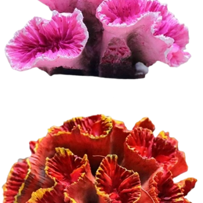 Resin Artificial Aquarium Fish Tank Decoration  Realistic Fox Coral