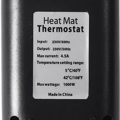 1000W Reptile Thermostat Temperature Controller for Terrariums and Reptile Enclosures