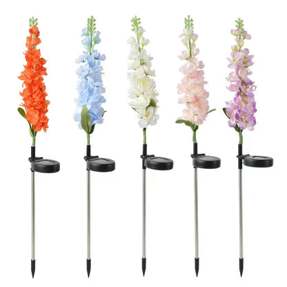 Solar Powered Blooming LED Lights Perfect for Garden Decoration and Outdoor Ambiance