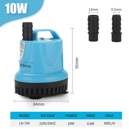 High-Capacity Submersible Water Pump for Aquariums and Fish Tanks