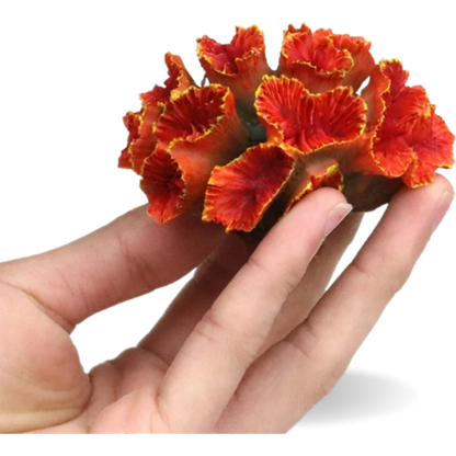 Resin Artificial Aquarium Fish Tank Decoration  Realistic Fox Coral