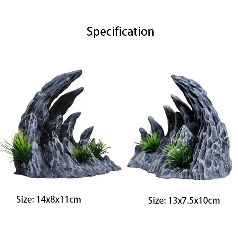 Resin Aquarium Decoration Simulated Canyon Ornament for Spectacular Fish Tank Landscapes