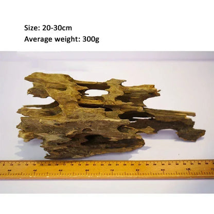 Fish Tank Natural Driftwood Shrimp Wood Aquarium Tree Roots Decoration and Water Conditioner