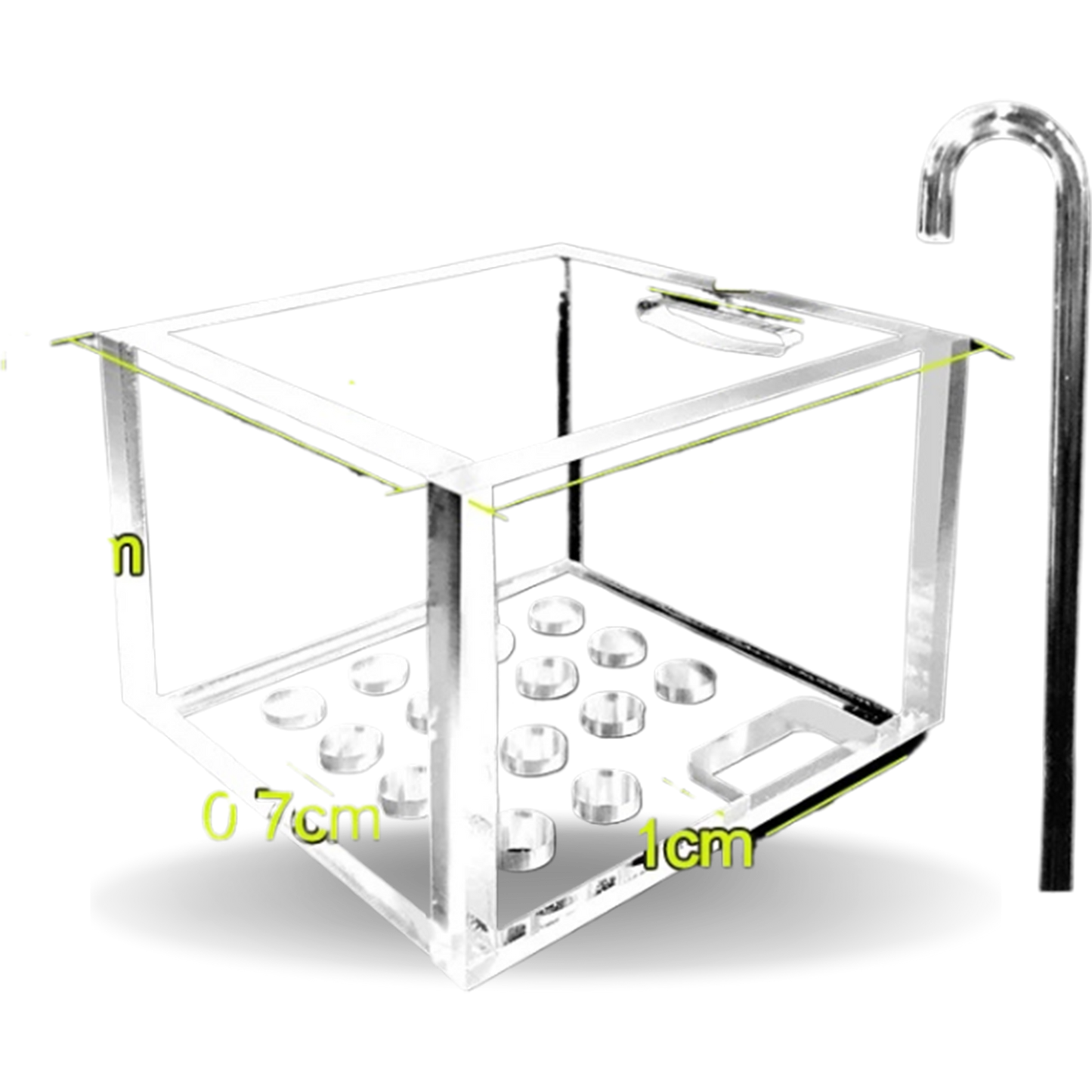 2-6 Grid Hang On Aquarium Pump Filter with Oxygen Box