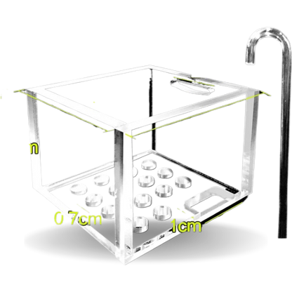 2-6 Grid Hang On Aquarium Pump Filter with Oxygen Box