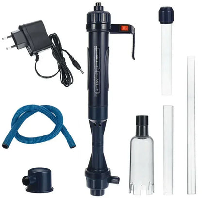 Electric Aquarium Fish Tank Siphon Pump and Gravel Cleaner Vacuum Effortless Water Changing and Cleaning