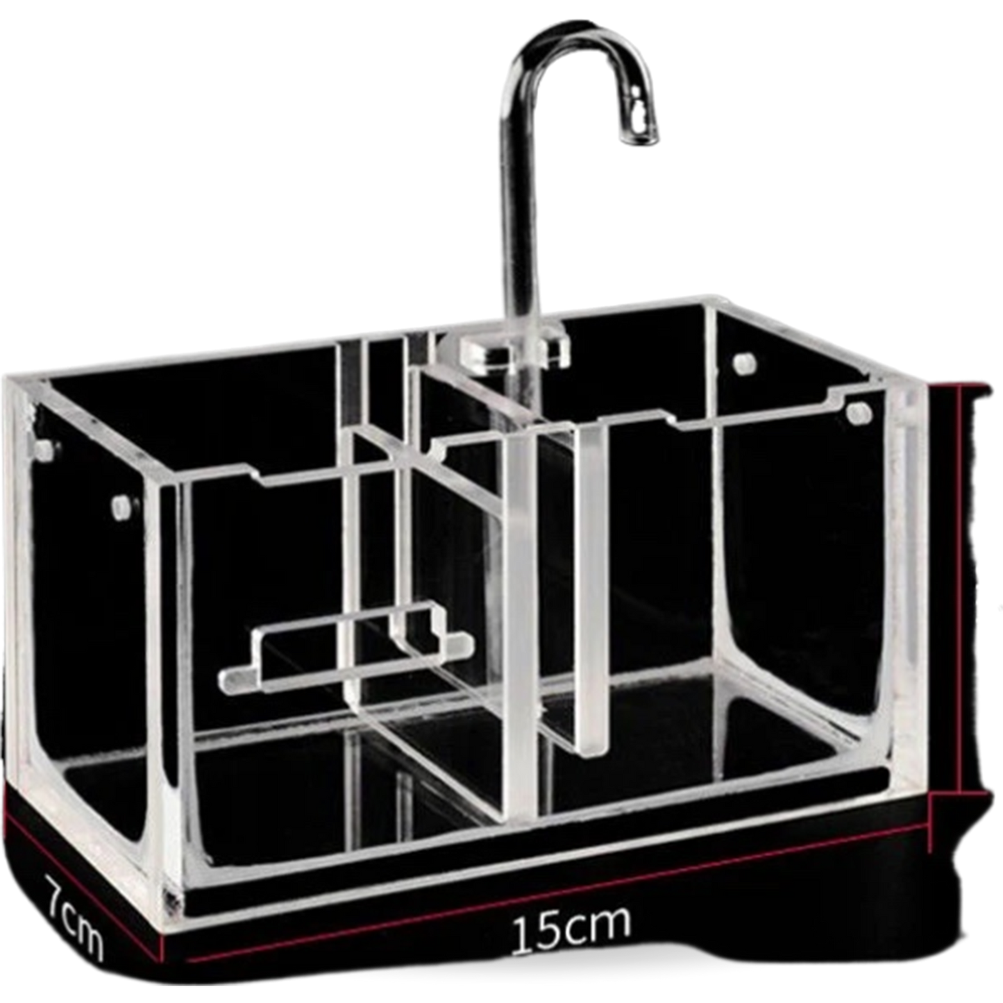 2-6 Grid Hang On Aquarium Pump Filter with Oxygen Box