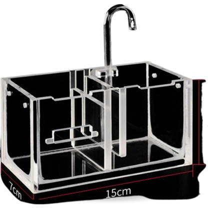 2-6 Grid Hang On Aquarium Pump Filter with Oxygen Box