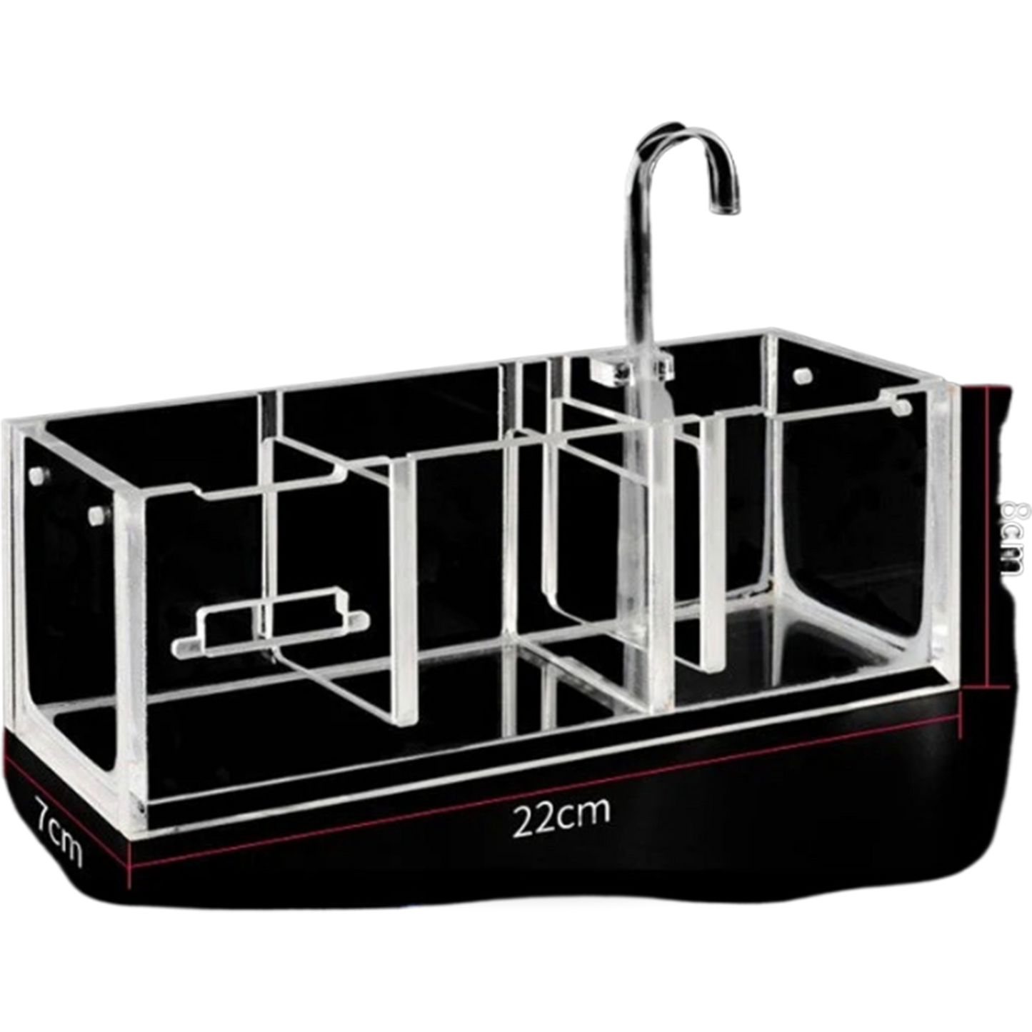 2-6 Grid Hang On Aquarium Pump Filter with Oxygen Box