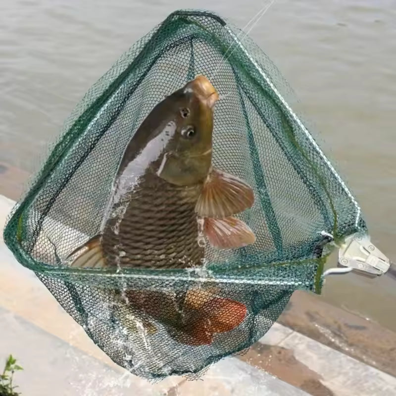 Durable Aluminum Fly Fishing Retractable Net for Fish Farming & Koi Ponds