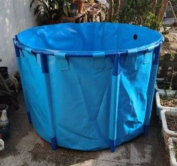 180-300 Gallons Round Aquaculture Aquaponic Breeding Fish Farms Aquarium Pond Fish Tank