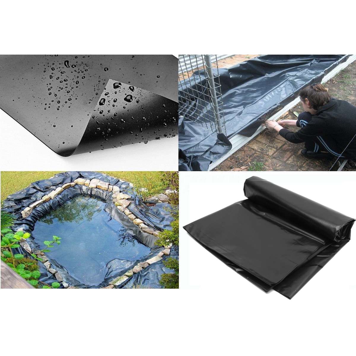 Durable 3m x 2m HDPE Pond Liner