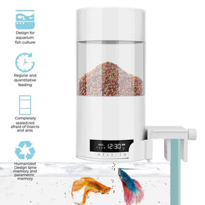 500ML Digital Automatic Smart Aquarium Fish Feeder - MK Aquarium Store