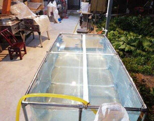 75-500 Gallons Clear Portable Koi Show Tank for Breeding Aquaponic Aquaculture Fish Farms Aquarium Pond