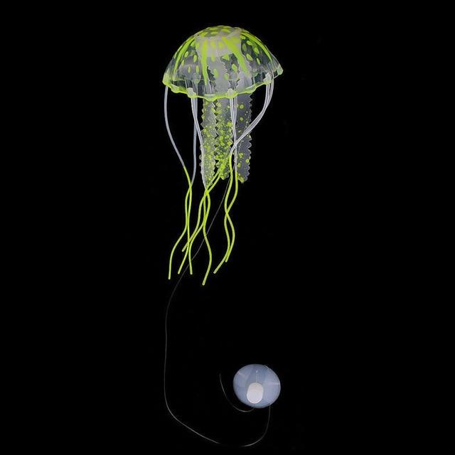 Glow in the Dark Artificial Jellyfish Aquarium Decor SavageBrute
