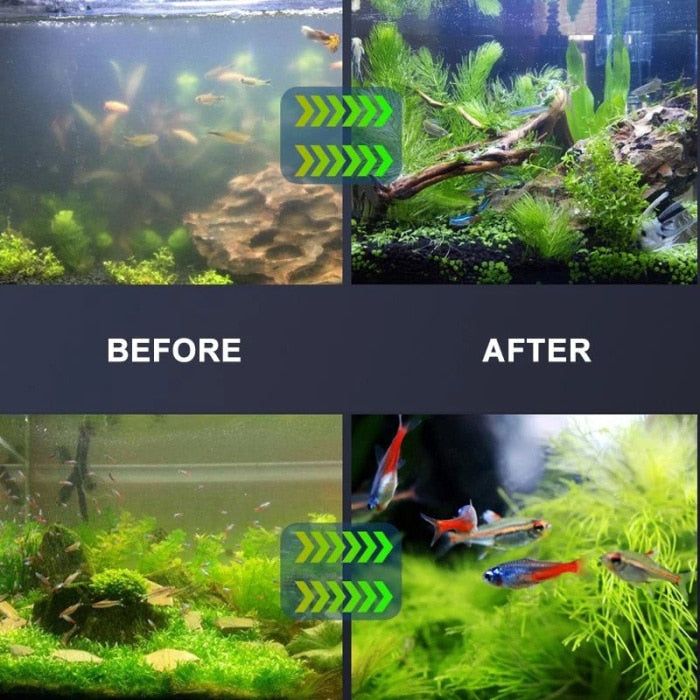 Cube Aquarium Filter with Activated Carbon for Strong Filtration and Absorption, Ideal for Fish Tanks, Water Tanks, and Aquarium Ponds