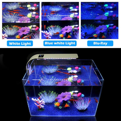 Smart Energy-Saving LED Aquarium Light  Clip-On Design for Fish Tanks