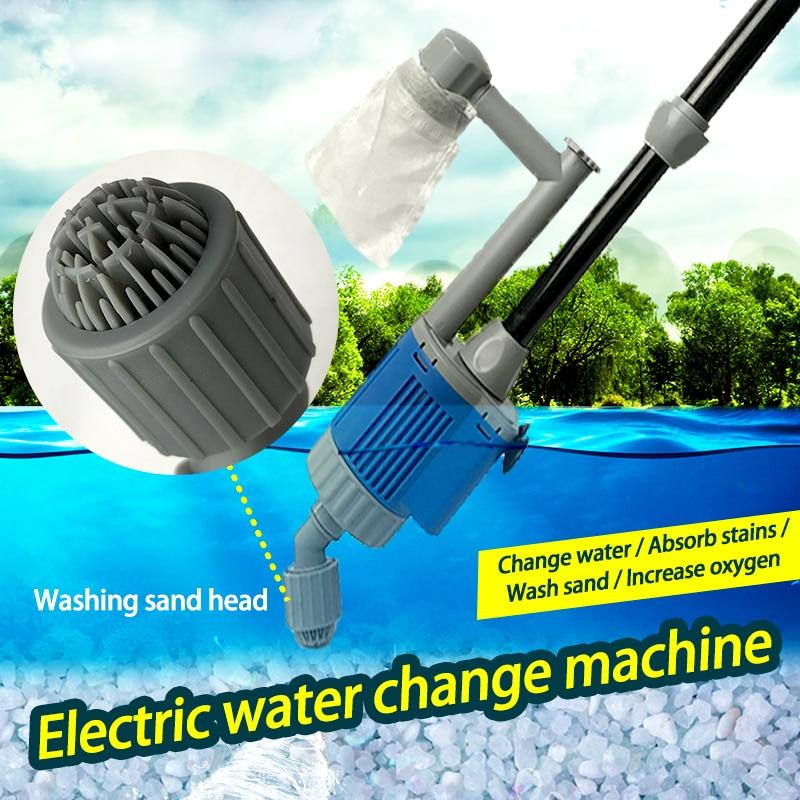 All in One Automatic Aquarium Fish Tank Pump Gravel Cleaner - MK Aquarium Store