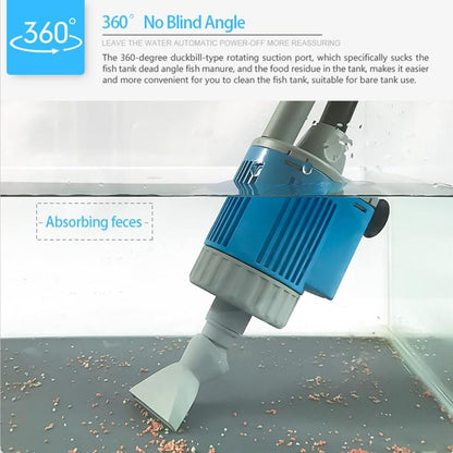 All in One Automatic Aquarium Fish Tank Pump Gravel Cleaner - MK Aquarium Store