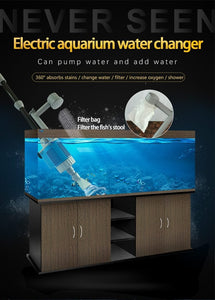 All in One Automatic Aquarium Fish Tank Pump Gravel Cleaner - MK Aquarium Store