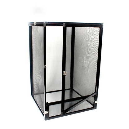 Aluminum Reptile Habitat Enclosure Cage Terrarium for Snakes, Lizards, and Spiders