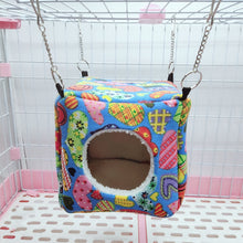 Load image into Gallery viewer, Hanging Pet Birdhouse Plush Box Nest Cage Hammock
