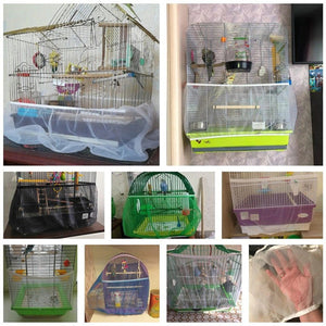 Nylon Mesh Parrot Lovebirds Bird Cage Net Cover