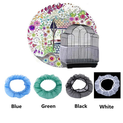 Nylon Mesh Parrot Lovebirds Bird Cage Net Cover