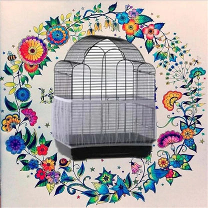 Nylon Mesh Parrot Lovebirds Bird Cage Net Cover