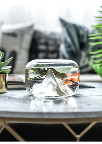 New Unique Mini Fish Bowls Aquarium for Home and Office Decor