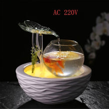 Load image into Gallery viewer, Tabletop Humidifier Mist Warm Cool Fish Bowl Tank Aquarium
