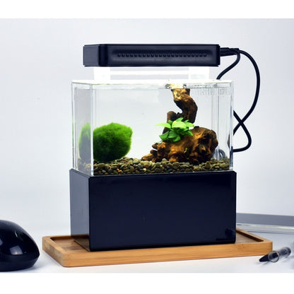 Compact Mini Aquarium Fish Tank Set for Desktop & Office Spaces