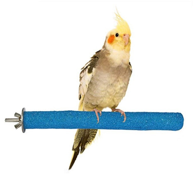 14cm Hanging Pet Bird Perch Stick Pole Bar for Parrots, Cockatiels, and Small Birds