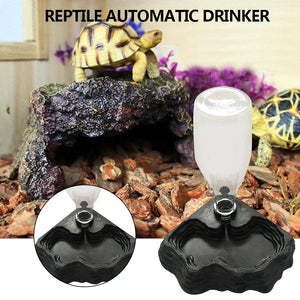 400ml Pet Reptile Feeder Water Food Feeding Dispenser Bowl Dish