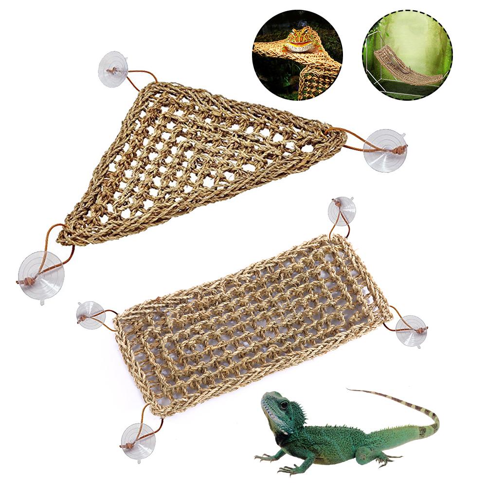 Reptile Hammock Swing Net  Comfortable Lounger for Lizards, Snakes, and Turtles