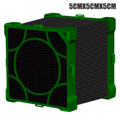 Cube Aquarium Filter with Activated Carbon for Strong Filtration and Absorption, Ideal for Fish Tanks, Water Tanks, and Aquarium Ponds