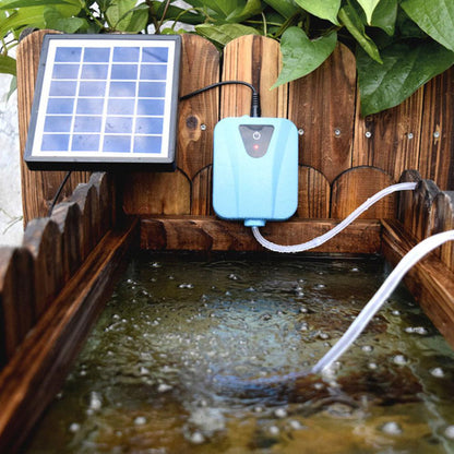 Solar Powered Pond Aerator for Enhanced Fish Health & Water Quality