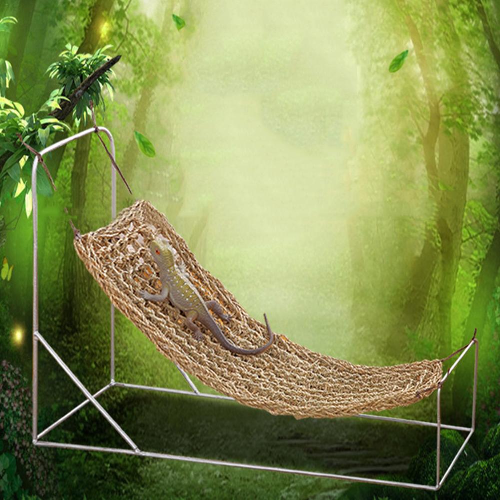 Reptile Hammock Swing Net  Comfortable Lounger for Lizards, Snakes, and Turtles