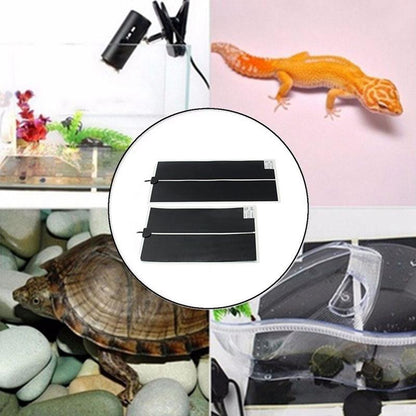 Adjustable Reptile Heating Pad with Thermostat,  TemperatureControlled Mat for Snakes, Lizards, and Turtles