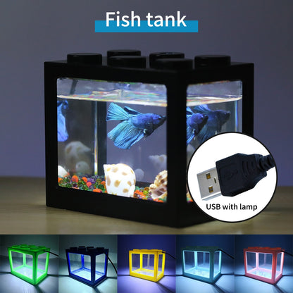 Stackable Mini Tiny Fish Betta Tank Aquarium