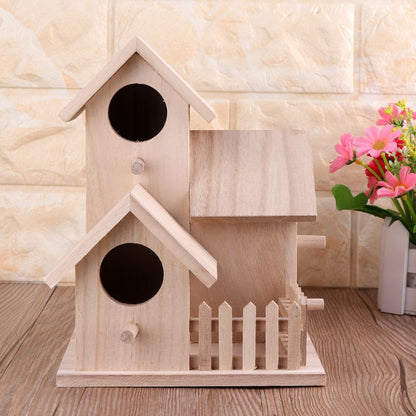 12-15 Inches Wooden Birdhouse Box Cage Nest – Cozy Shelter for Birds