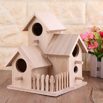 12-15 Inches Wooden Birdhouse Box Cage Nest – Cozy Shelter for Birds